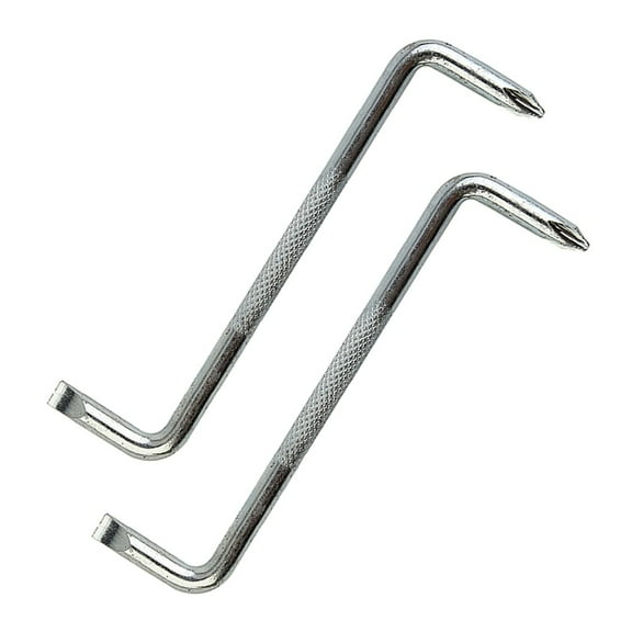 yaaqii 2PCS Z Type 6mm Slotted Cross Screwdriver Magnetic Tip Screw Driver Repair Tool