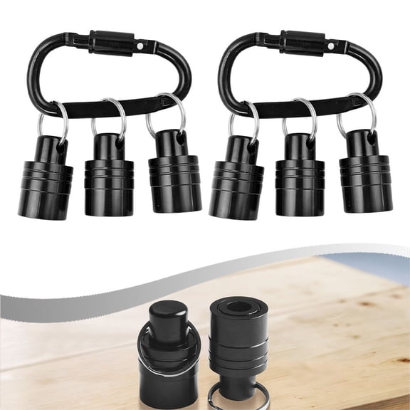 yaaqii 2Set SDS Shank Screwdriver Bits Holder Extension Bar Drill Storage Keychain Tool