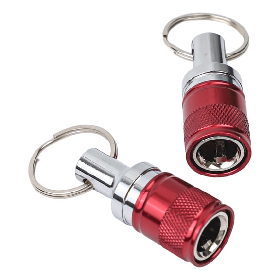 yaaqii 2pcs SDS Shank Screwdriver Bits Holder Extension Bar Drill Storage Keychain