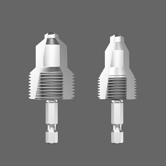 yaaqii 3-in-1 Three-Blade Thread Drill BitTapping-drilling-expansion for Pipe Repair