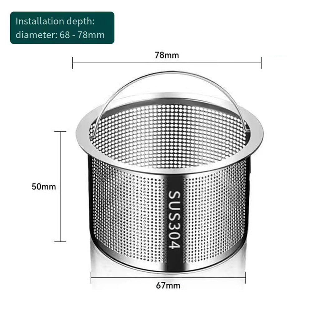 Sink Filter Sign yaaqii 304 stainless steel kitchen sink filter screen filter portable ...