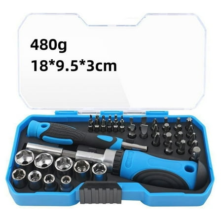 yaaqii 34-in-1 Magnetic Ratchet Screwdriver Set: Versatile Tools for Every Repair!