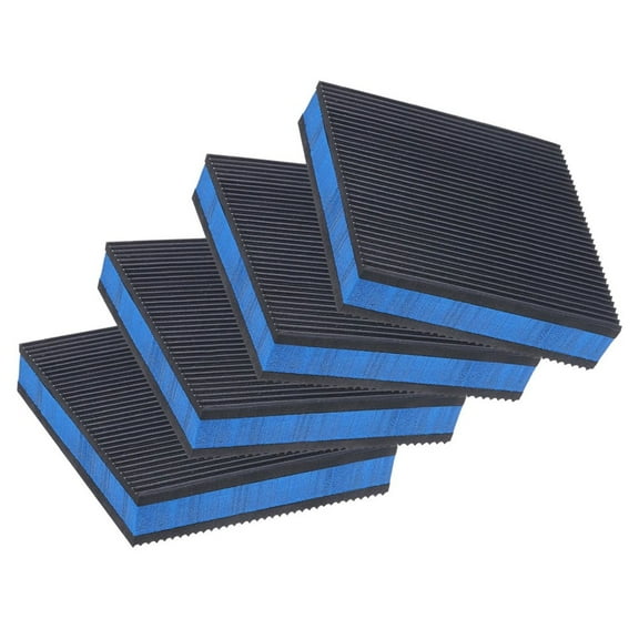 yaaqii 4 Rubber Shock Pads 100*100*22.3mm Heavy Duty EVA Mechanical Shock Isolation Pad