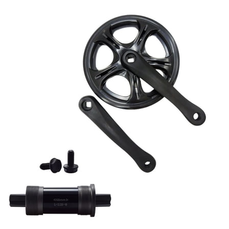 yaaqii 48T folding bicycle chainring 170mm crank square hole crankset bottom bracket