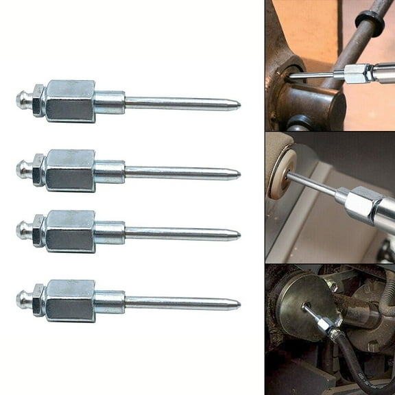 yaaqii 4pcs Grease Needles Grease Needle Nozzle with 1/8 Inch NPT Threads with Tips