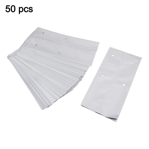 yaaqii 50Pcs Black White Planting Bags Pe Vegetable Growth Bags Soilless Cultivation