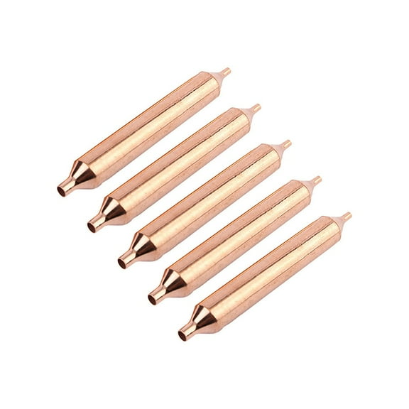 yaaqii 5pcs Refrigerator Filter Dryer Suitable for Refrigeration Copper Filter Dryer