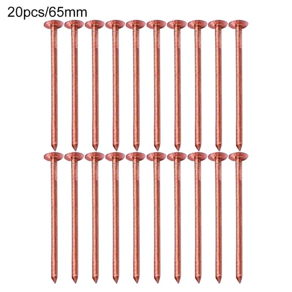 yaaqii 65/75mm Copper Nails for Killing Trees Stump Root,Stump Removal Spikes Hardware
