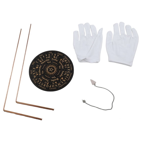 yaaqii 99.9% Copper Dowsing Rod Psychic and Divination Copper Pendulum Kit