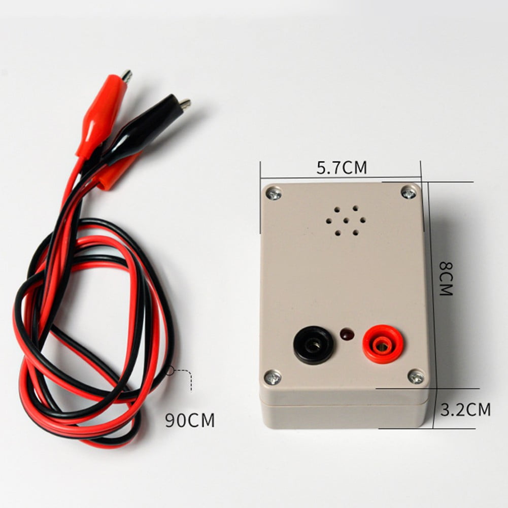 9V Buzzer test cihazı test elektrik teli kablosu PCB tel kablo anahtarı ürünleri On-Off test cihazı