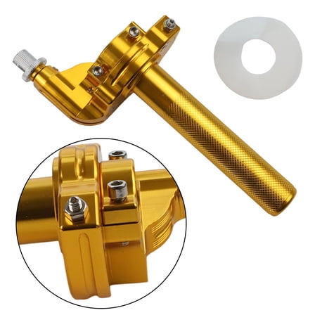 yaaqii CNC Aluminum Throttle Grip Quick Twister Throttle Cable Most motorcycles