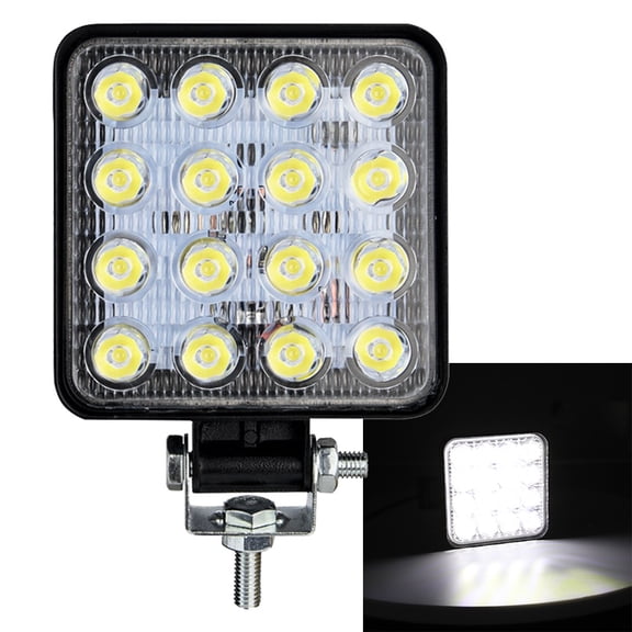 yaaqii Car LED Bar Worklight 16SMD Work Light Auto Light for ATV SUV Spotlight Head