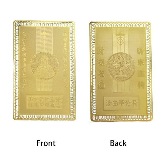 yaaqii Hong Kong Grand Marshal Shatin Che Kung Temple Classic Portable Copper Card