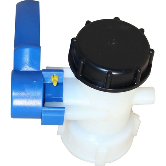 yaaqii IBC Container Plastic Cock 60mm Cap S60x6 Coarse Thread Drain Cock Valve