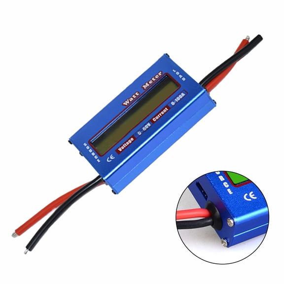 yaaqii LCD digital display 12V 24V solar wind analyzer current energy meter power test