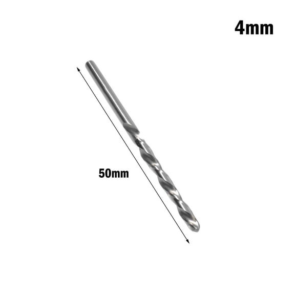 yaaqii Left Hand Drill Bits Straight Shank Left Way Carbide Drilling Tool 3-8mm