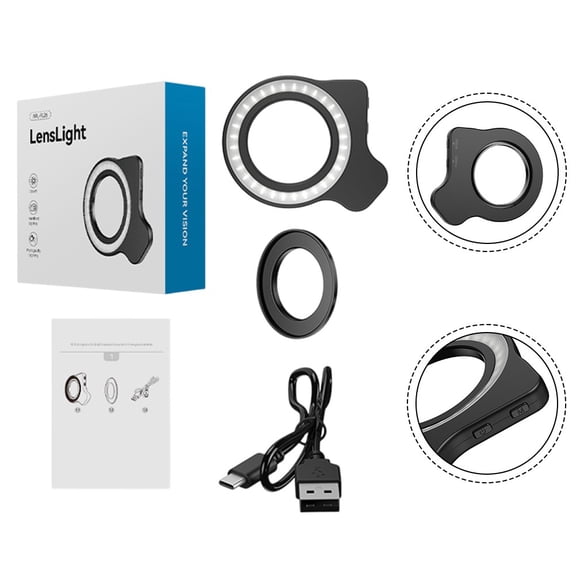 yaaqii Macro lens fill light with three colors and five levels of adjustment CRI 95+