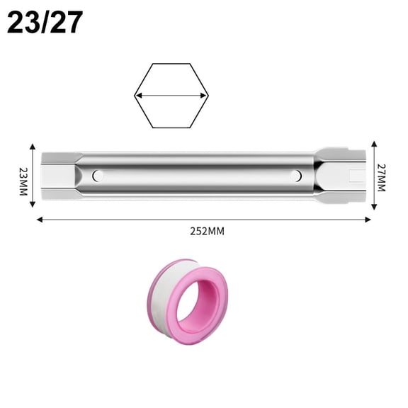 yaaqii Pipe Spanner Repair Tool Socket Wrench Ratchet Sink Faucet Drain Installation
