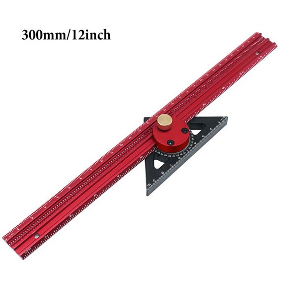 yaaqii Protractor Angle Ruler Adjustable Measuring ruler Gauge Angle Finder Marking