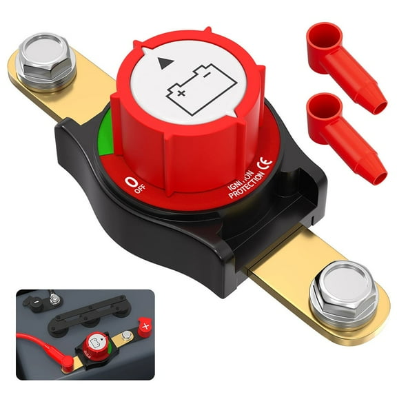 yaaqii Side Post Battery Disconnect Switch Marine Battery Disconnect Switch RV Boat ATV