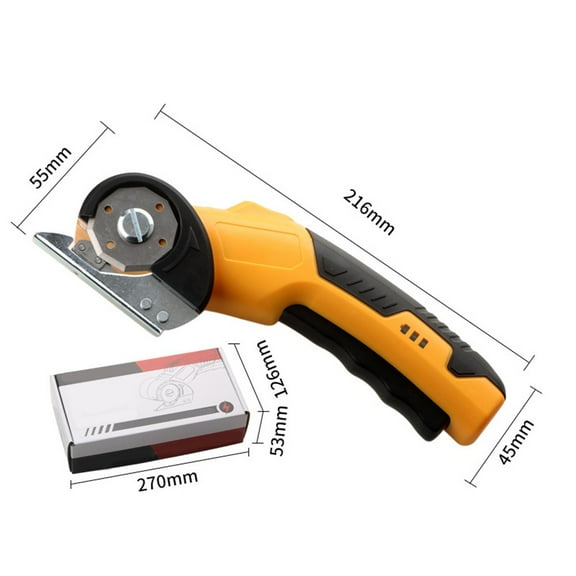 yaaqii Small electric lithium scissors Fast cutting cloth and leather cutting machine