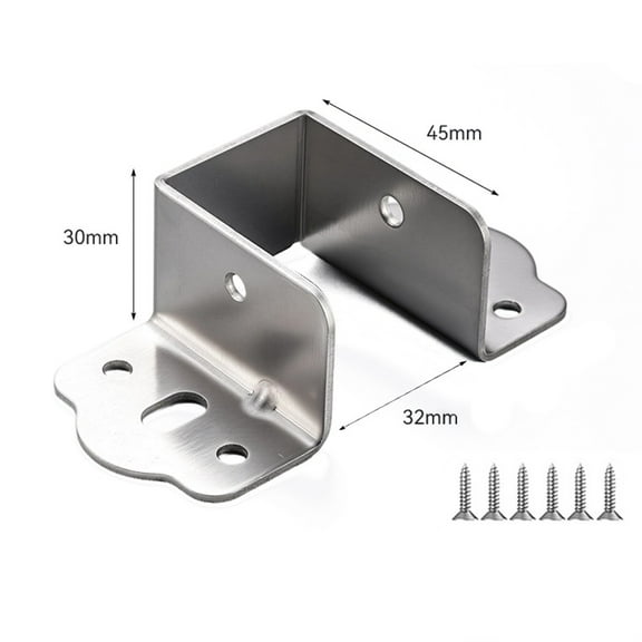 yaaqii U-shaped thickening Bed rail brackets Heavy Duty Metal Support Hinges 32/35/40mm