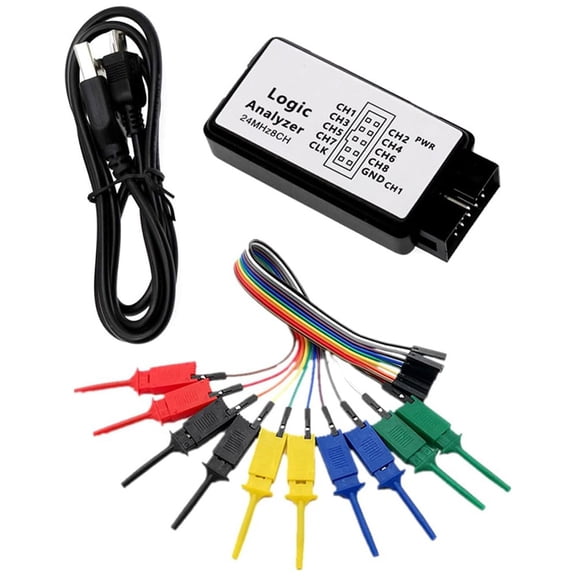 yaaqii USB Logic Analyzer for ARM FPGA Debug Tool, 24M Samples, 8 Channels