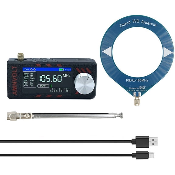 yaaqii Upgraded mini SI4732 full-band for DSP radio receiver with built-in Hi-Z