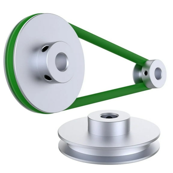 yaaqii V-Groove Pulleys Round Aluminum For 6mm Width Belts Outer Diameter 20mm - 80mm