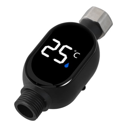 yaaqii Waterproof Smart Temperature Digital Display Faucet Thermometer Bath Thermometer