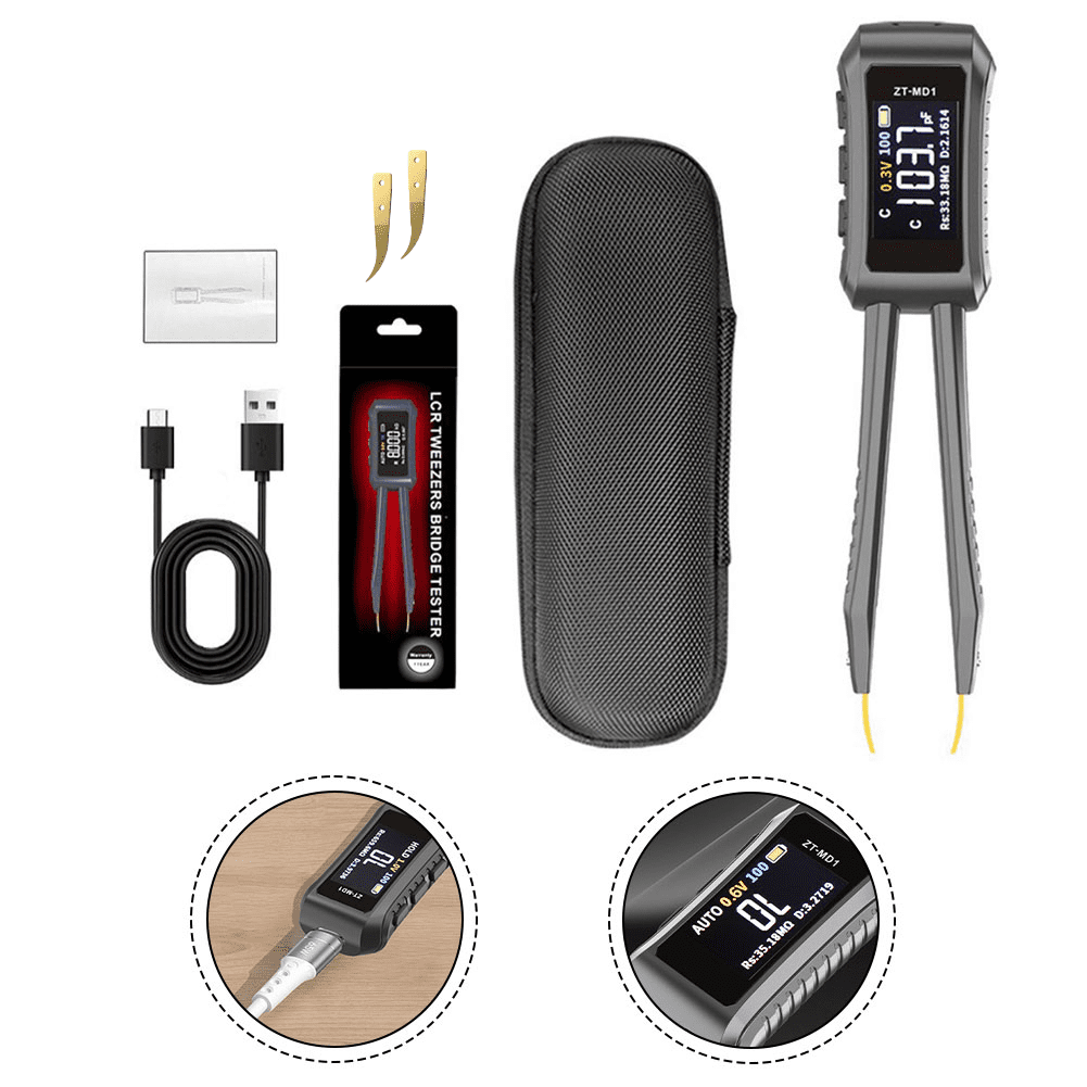 yaaqii ZT-MD1 Digital Multimeter Intelligent Tester LCR for SMD Resistors and Inductors