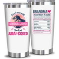 thumbnail image 1 of yania Mothers Day Gifts For Grandma - Grandmother Birthday Gifts, Gift for Grandma From Granddaughter Grandson - Presents For Nana, Gigi, Mimi, Grammy, New Grandmother - 20 Oz Tumbler, 1 of 6