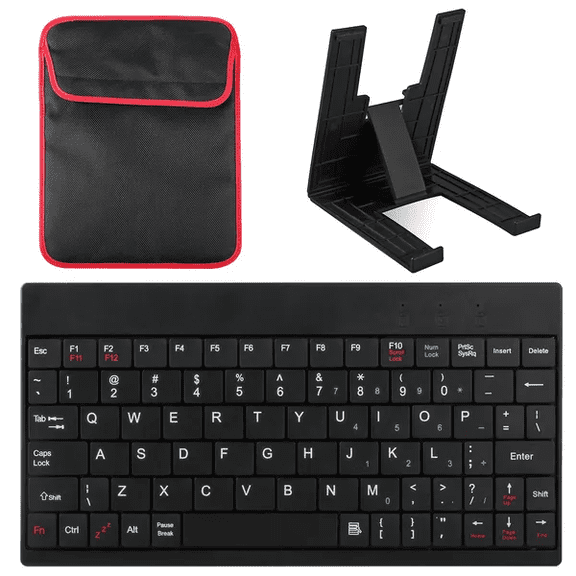 (yaotaoxin)-- 80 Keys Wired Keyboard Mini USB Connector Keyboard Portable Durable Keyboard With Carry Bag