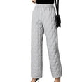 thumbnail image 1 of yardsong Women's Lightweight Quilted Puffer Pants Winter Warm Windproof Baggy Joggers Casual Snow Ski Trousers Silver,XXL, 1 of 5