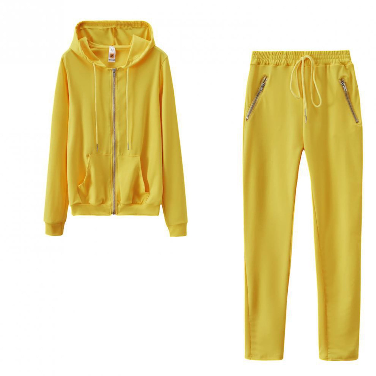 Zip-Up Hoodie and Pants Active Set