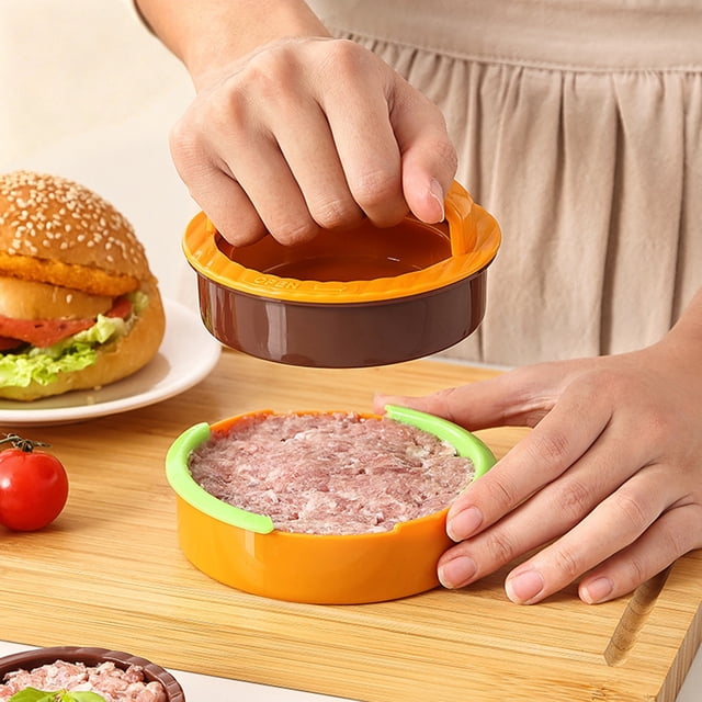 yatuiex Meat Press, PP Hamburger Patty Maker, Non-Stick Easy Demold ...
