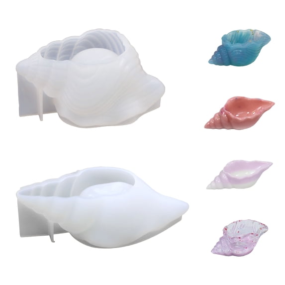 yatuiex Silicone Conch Shell Resin Mold, 3D Ocean‑Themed DIY Casting ...