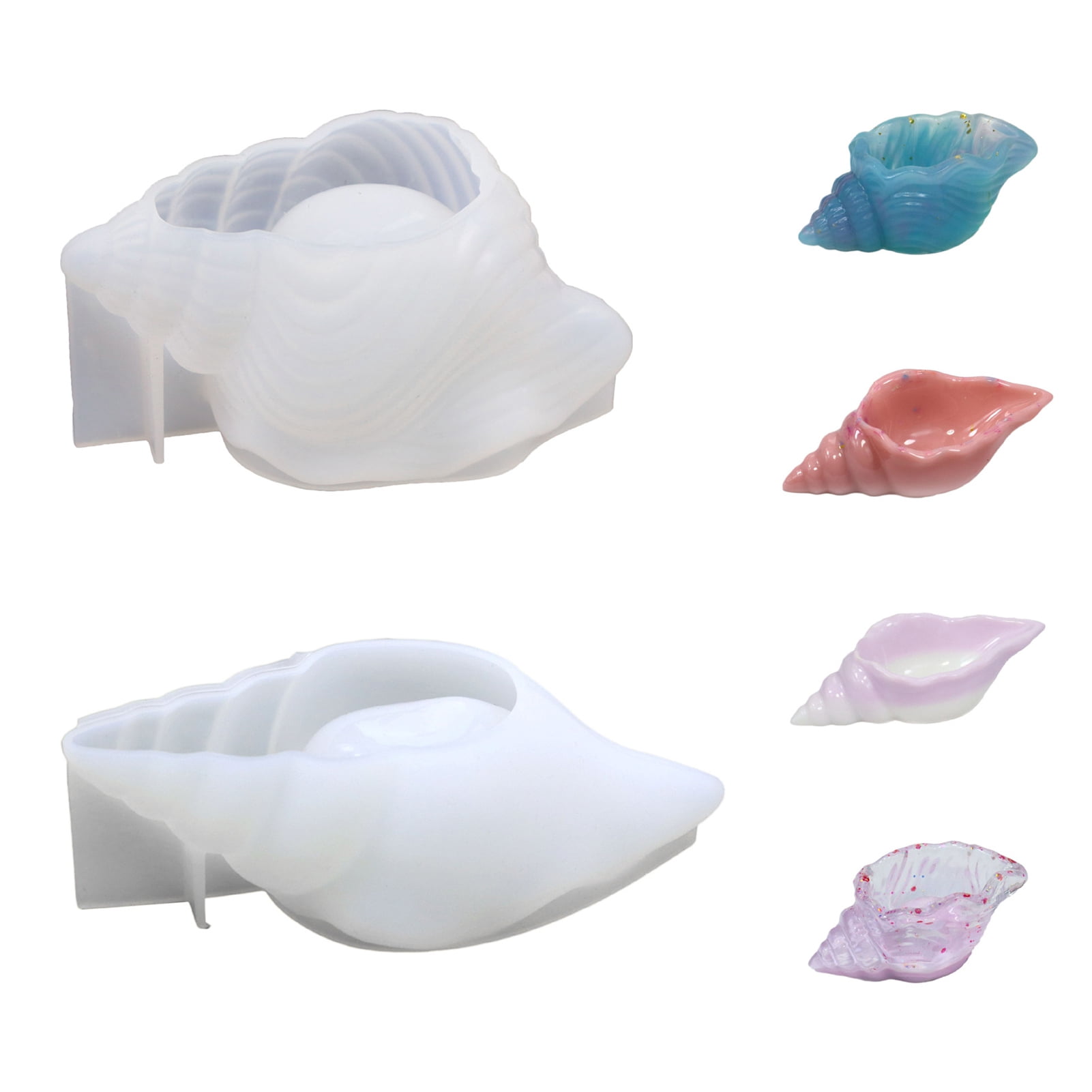 yatuiex Silicone Conch Shell Resin Mold, 3D Ocean‑Themed DIY Casting ...