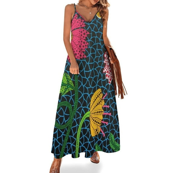 yayoi kusama art Sleeveless Dress summer dress daily Female clothing evening dress women