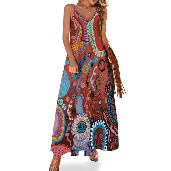 yayoi kusama fungus Sleeveless Dress luxury woman party dress Dress women chic and elegant woman dress