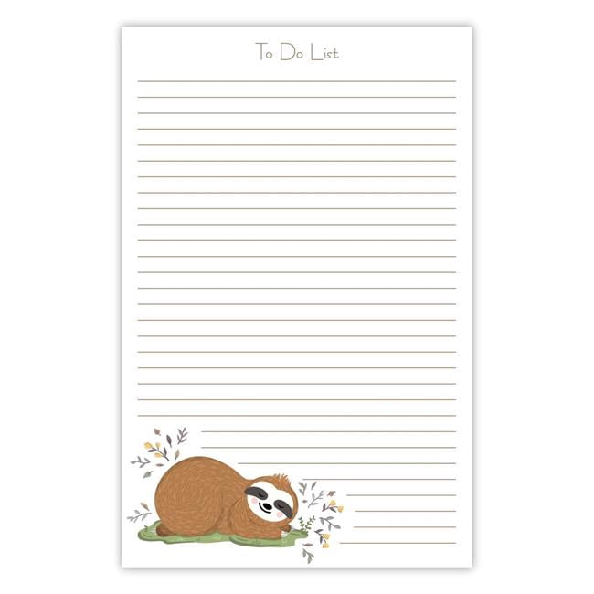 Yay Novelty 5009 5.5 x 8.5 in. 70 lbs 50 Sheet Organize with Style Illustrated Notepad for Daily Planning & To Do Lists - Sleeping Beauty