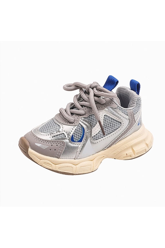 Boys Girls Breathable Athletic Running Shoes Casual Sneakers Toddler Big Kids School PE Footwear Size 3
