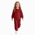 thumbnail image 1 of yboeqw Girls Clothes Fall Winter Outfits for Teen Girl Pullover Tops Pants Little Kids Girls Clothing Sets,Size 6-7 Years, 1 of 6