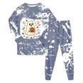 thumbnail image 1 of yboeqw Kids Pajamas for Girls Skeleton Sleepwear 2T 3T 4T 5T 6T 7T 8T Toddler Girls Halloween Long Sleeve Crewneck Pjs Festival Outfit Set(3Y,Grey), 1 of 8