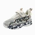 thumbnail image 1 of yboeqw Toddler Big Kids Breathable Athletic Sneakers Boys Girls Running Casual School Sports Footwear Size 12, 1 of 7