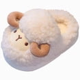 thumbnail image 1 of yboeqw Toddler Boys Girls Warm Plush Cotton Slippers Non Slip Kids Home Indoor Cute Baby Cozy Footwear Size 13, 1 of 4