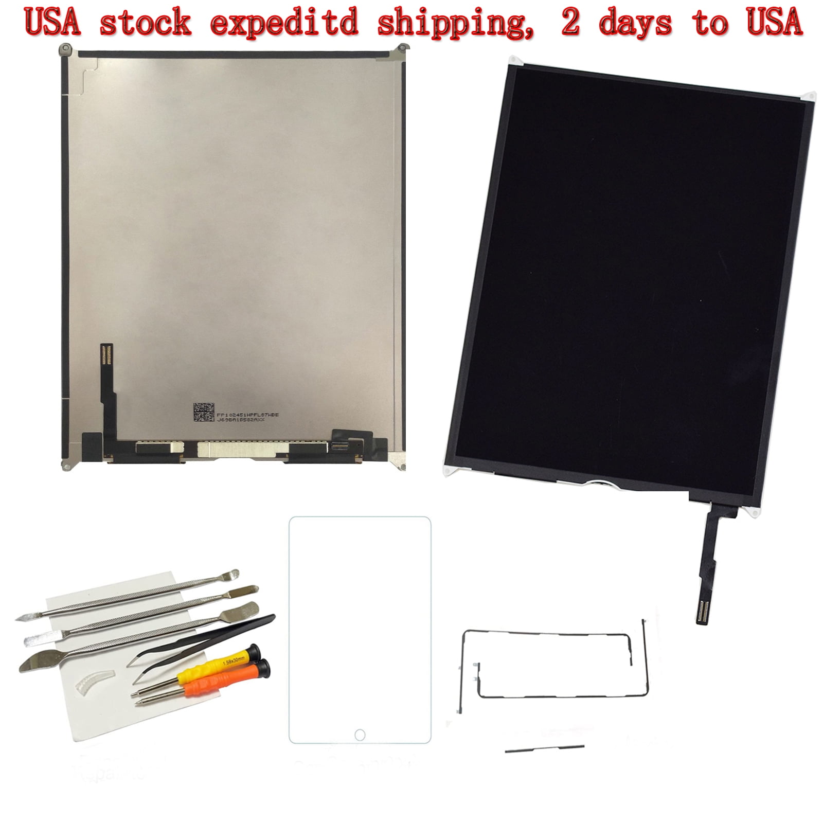  New Sky Replacement Parts for iPad 7 7th/8 8th Gen Digitizer  Touch Screen White 10.2 A2197 A2198 A2200 A2270 A2428 A2429 A2430 White  Models-with Camera Holder and Adhesive : Electronics