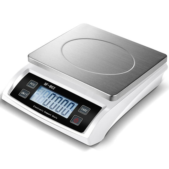 yejing Large Digital Kitchen Scale Commercial Food Scale Stainless Bread Scale with LCD Display Commercial Weighing Devices for Baking Cooking