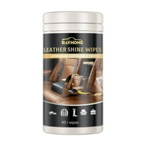yelldesk Deals Leather Cleaner Conditioner Wipes With Protection Cracking Or Fading Of Leather Couches Car Seats Shoes Purses