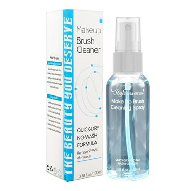 yelldesk Deals Makeup Brush Cleaner Quick Dry Cleansing Spray Makeup Brushes Cleaning Sponges Gifts For Women Girls 100ml Cleaning Solution Makeup Tool Cleaner